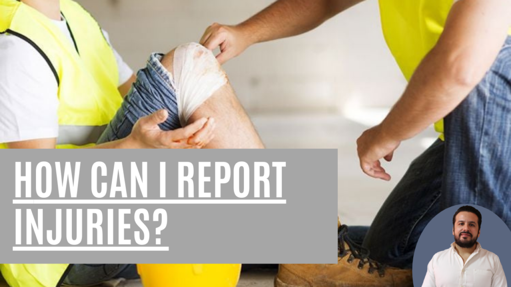 How can I report injuries?