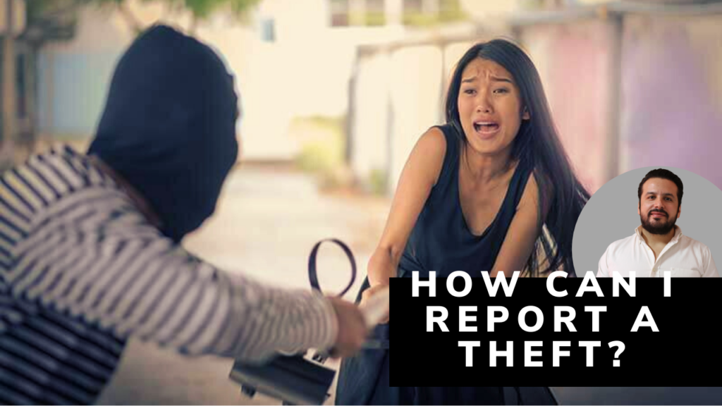 How can I report a theft? 