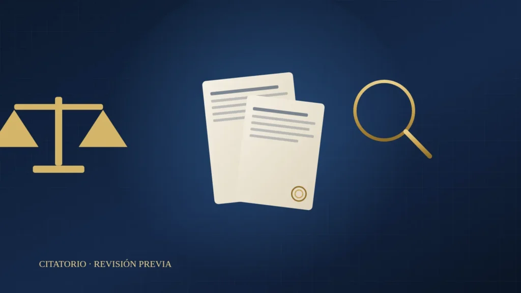 Persona revisando un citatorio de Fiscalía antes de acudir al Ministerio Público.