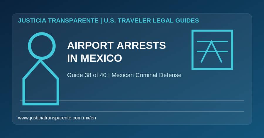 Illustrated Mexico airport legal defense guide: Common Mistakes Americans Make After an Airport Arrest in Mexico